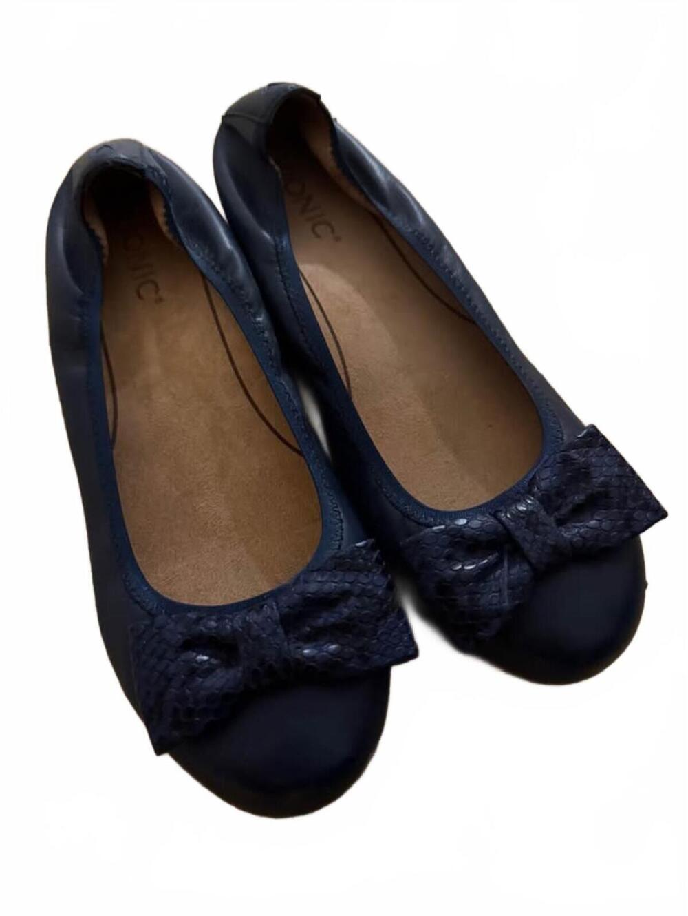 Women’s Vionic Navy Blue Zelda Ballet Flats Sz 7.5